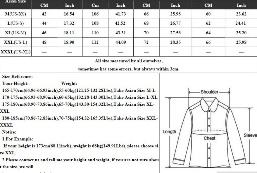 Как определить размер куртки: способ второй 