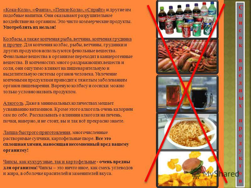 Что является вредными продуктами. Самые вредные продукты питания по рейтингу. Опасные продукты при перевозки список.