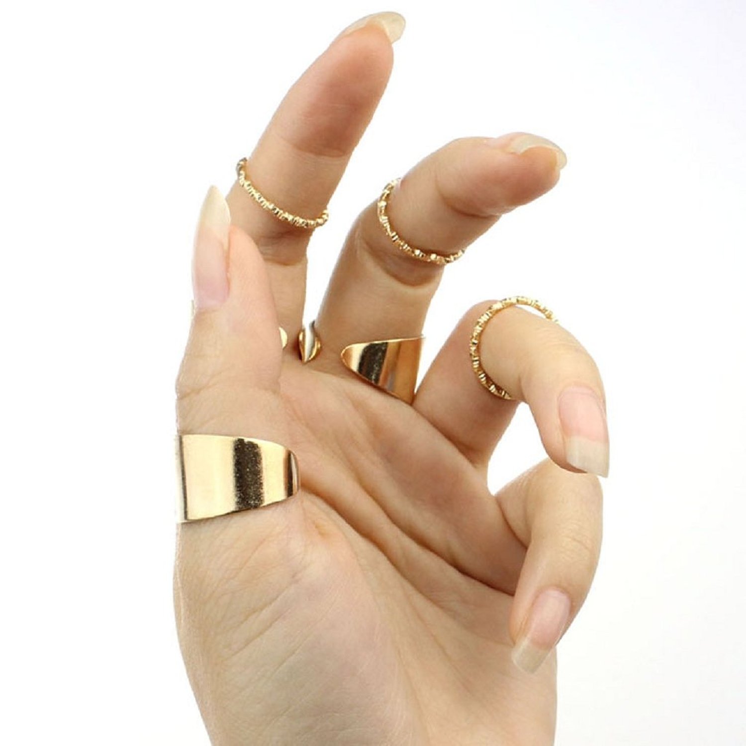 Золотые кольца на толстые пальцы