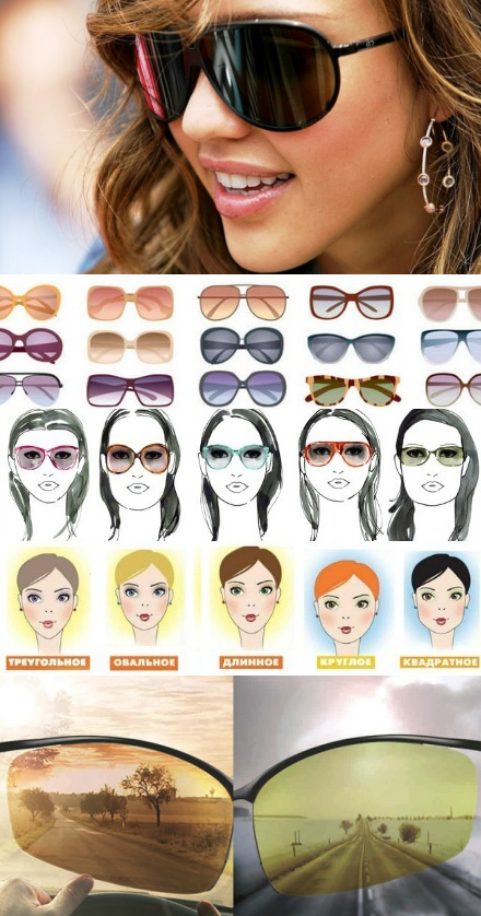 Какие очки по форме лица женщине. Подобрать солнечные очки. Солнечные очки для круглолицых. Формы очков солнцезащитных. Солнцезащитные очки для овальной формы лица.