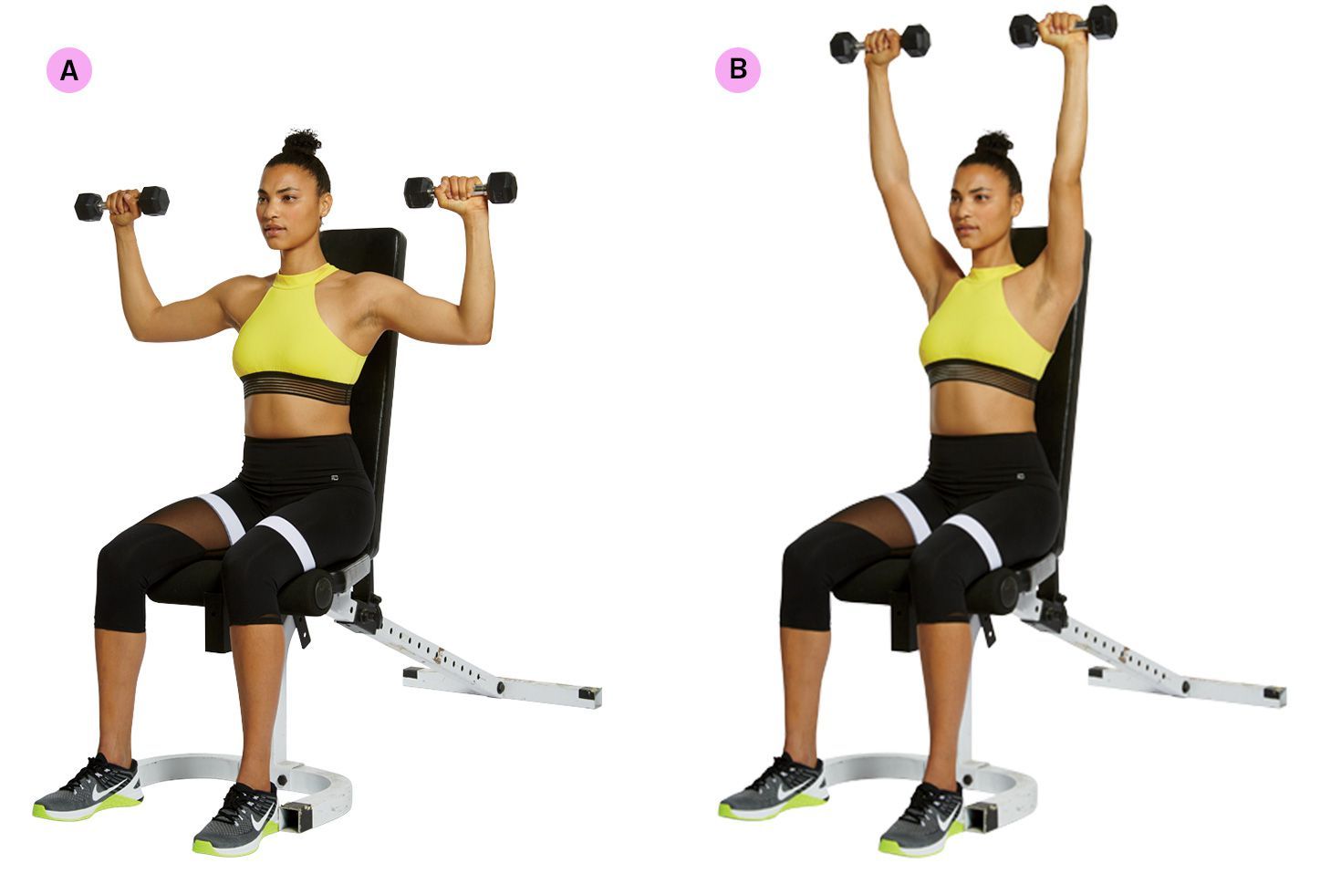 Seated Dumbbell overhead Press