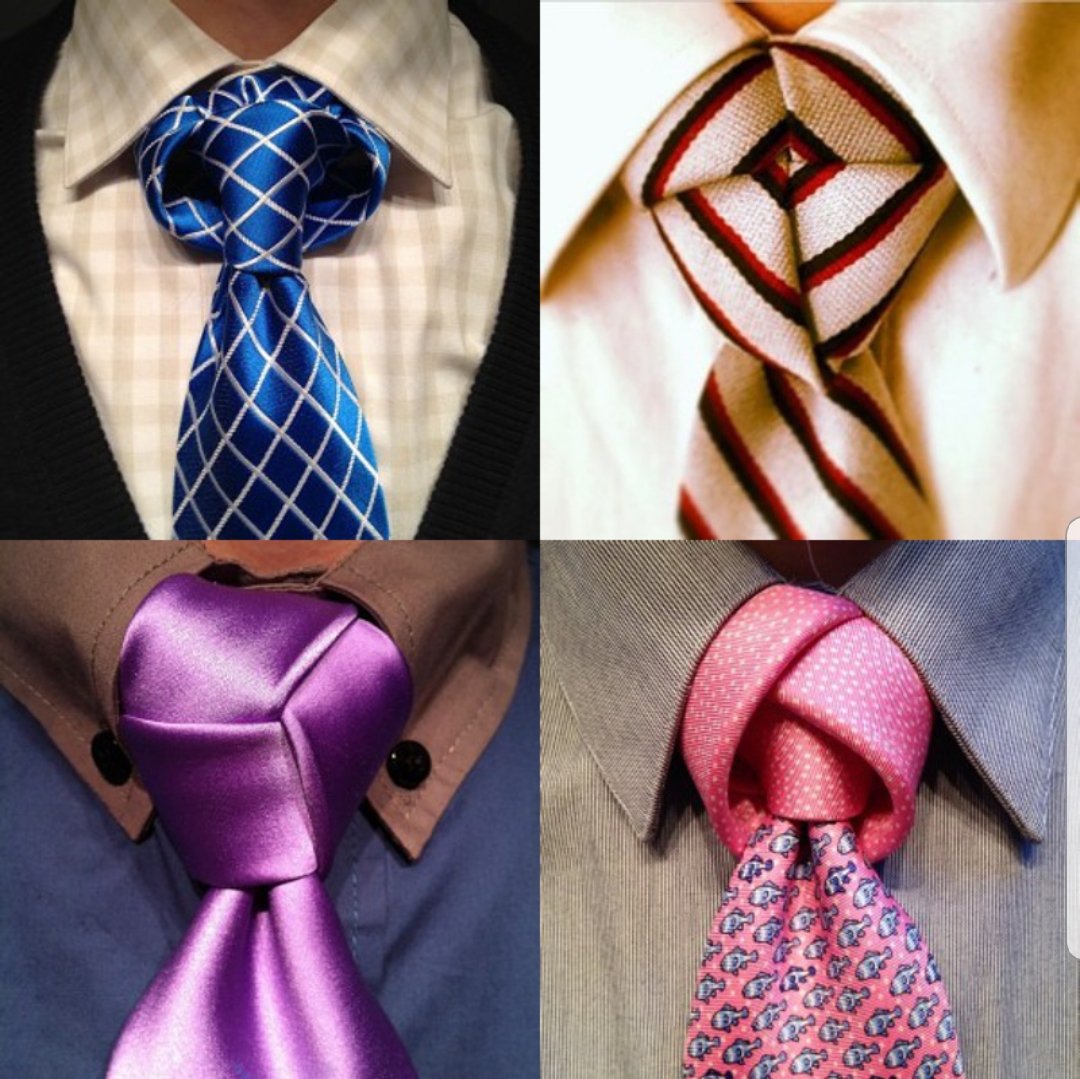 Как завязать галстук большое