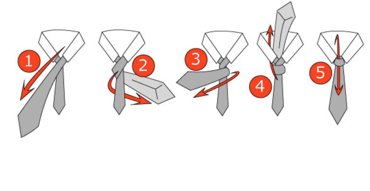 Как делать галстук