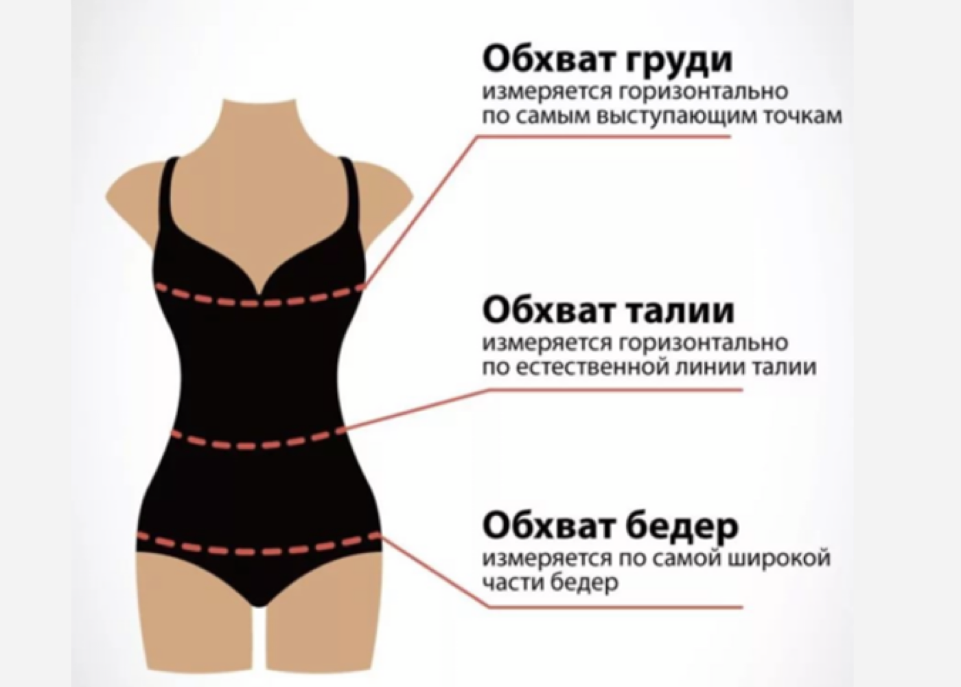 как измерить обхват груди одежды у женщин (119) фото