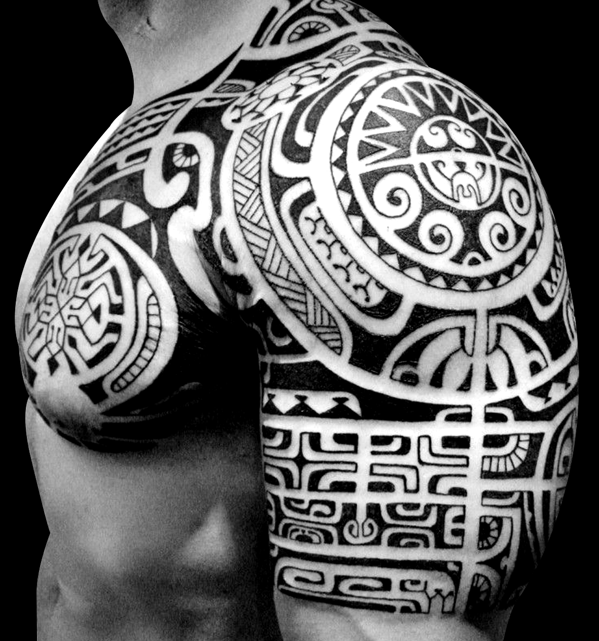 Полинезийские тату Маори племя