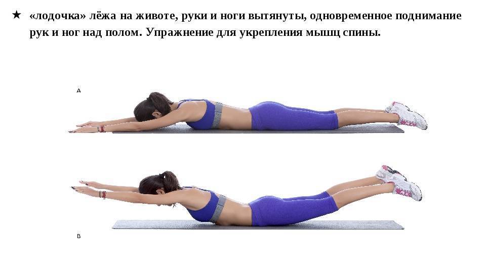 Почему когда лежишь на спине живот. Упражнения на спину. Упражнения для мышц спины лежа. Лодочка упражнение. Упражнения лежа на спине.